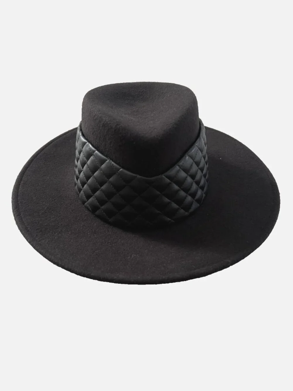 Eric Javits New York Quilty Fedora Hat Chocolate ( O/S )